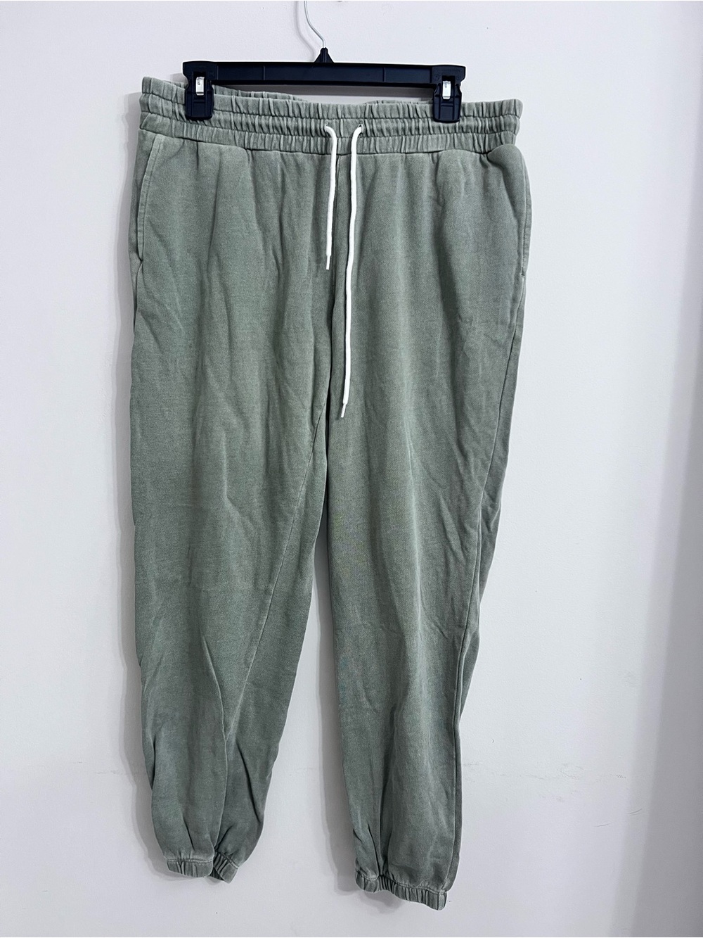 Men's Sage Green Drawstring Jogger Pants - Casual Comfort